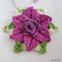 Flor Rhosângela - passo a passo (150)