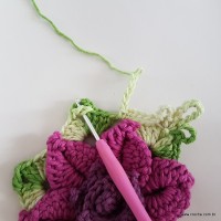 Flor Rhosângela - passo a passo (163)