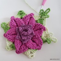 Flor Rhosângela - passo a passo (164)