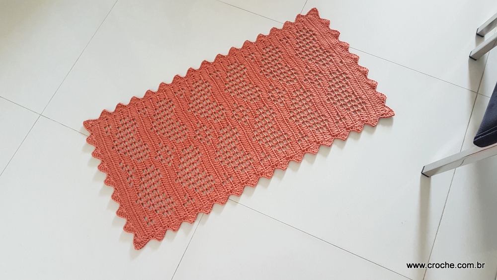 Tapete bronze croch&ecirc;