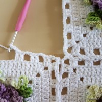 Tapete lavanda - Passo a passo (105)