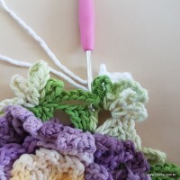 Tapete lavanda - Passo a passo (11)