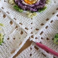 Tapete lavanda - Passo a passo (110)