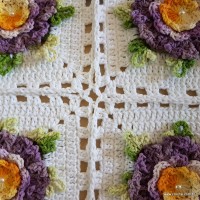 Tapete lavanda - Passo a passo (118)