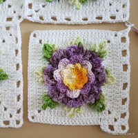 Tapete lavanda - Passo a passo (119)