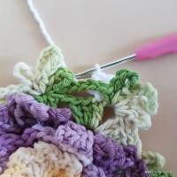 Tapete lavanda - Passo a passo (12)