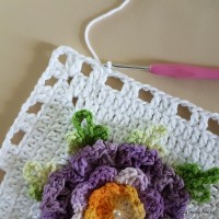 Tapete lavanda - Passo a passo (120)