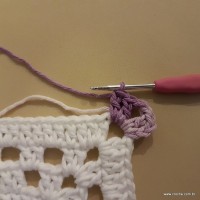 Tapete lavanda - Passo a passo (146)