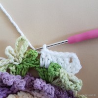 Tapete lavanda - Passo a passo (15)