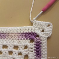 Tapete lavanda - Passo a passo (150)