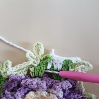 Tapete lavanda - Passo a passo (17)