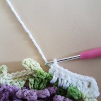 Tapete lavanda - Passo a passo (19)