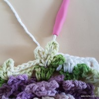 Tapete lavanda - Passo a passo (20)