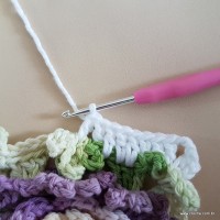 Tapete lavanda - Passo a passo (21)