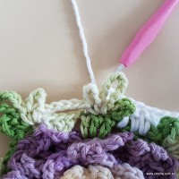 Tapete lavanda - Passo a passo (22)