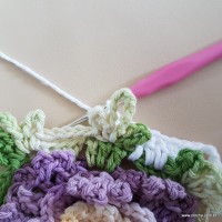 Tapete lavanda - Passo a passo (23)