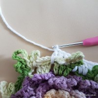 Tapete lavanda - Passo a passo (24)