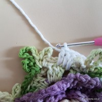 Tapete lavanda - Passo a passo (25)