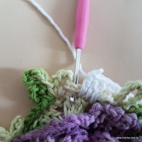 Tapete lavanda - Passo a passo (26)