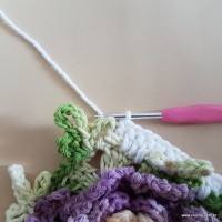 Tapete lavanda - Passo a passo (27)