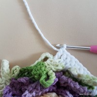 Tapete lavanda - Passo a passo (28)