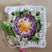 Tapete lavanda - Passo a passo (34)