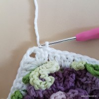 Tapete lavanda - Passo a passo (35)