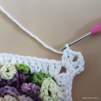 Tapete lavanda - Passo a passo (43)