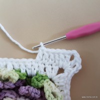 Tapete lavanda - Passo a passo (44)