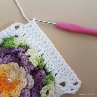 Tapete lavanda - Passo a passo (45)