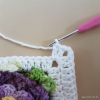 Tapete lavanda - Passo a passo (47)