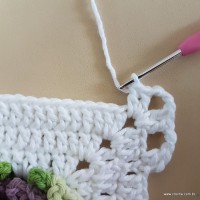 Tapete lavanda - Passo a passo (64)