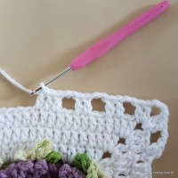 Tapete lavanda - Passo a passo (68)