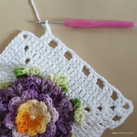 Tapete lavanda - Passo a passo (69)