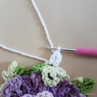 Tapete lavanda - Passo a passo (7)