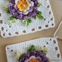 Tapete lavanda - Passo a passo (76)