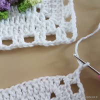 Tapete lavanda - Passo a passo (77)