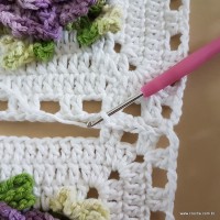 Tapete lavanda - Passo a passo (83)