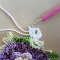 Tapete lavanda - Passo a passo (9)