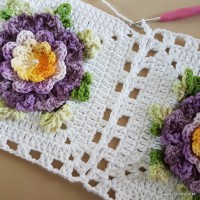 Tapete lavanda - Passo a passo (90)