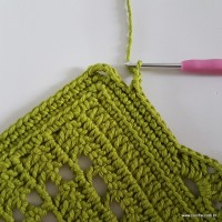 Tapete musgo em crochê passo a passo (206)