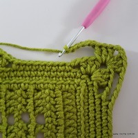 Tapete musgo em crochê passo a passo (221)