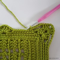 Tapete musgo em crochê passo a passo (222)