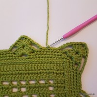 Tapete musgo em crochê passo a passo (225)