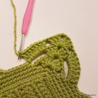 Tapete musgo em crochê passo a passo (240)