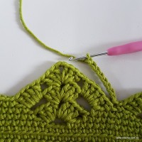 Tapete musgo em crochê passo a passo (245)