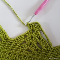 Tapete musgo em crochê passo a passo (246)