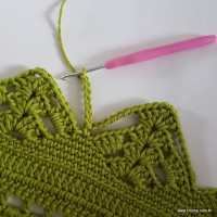 Tapete musgo em crochê passo a passo (250)