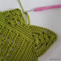 Tapete musgo em crochê passo a passo (255)