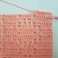 Trabalhando a moldura com fio de algodão